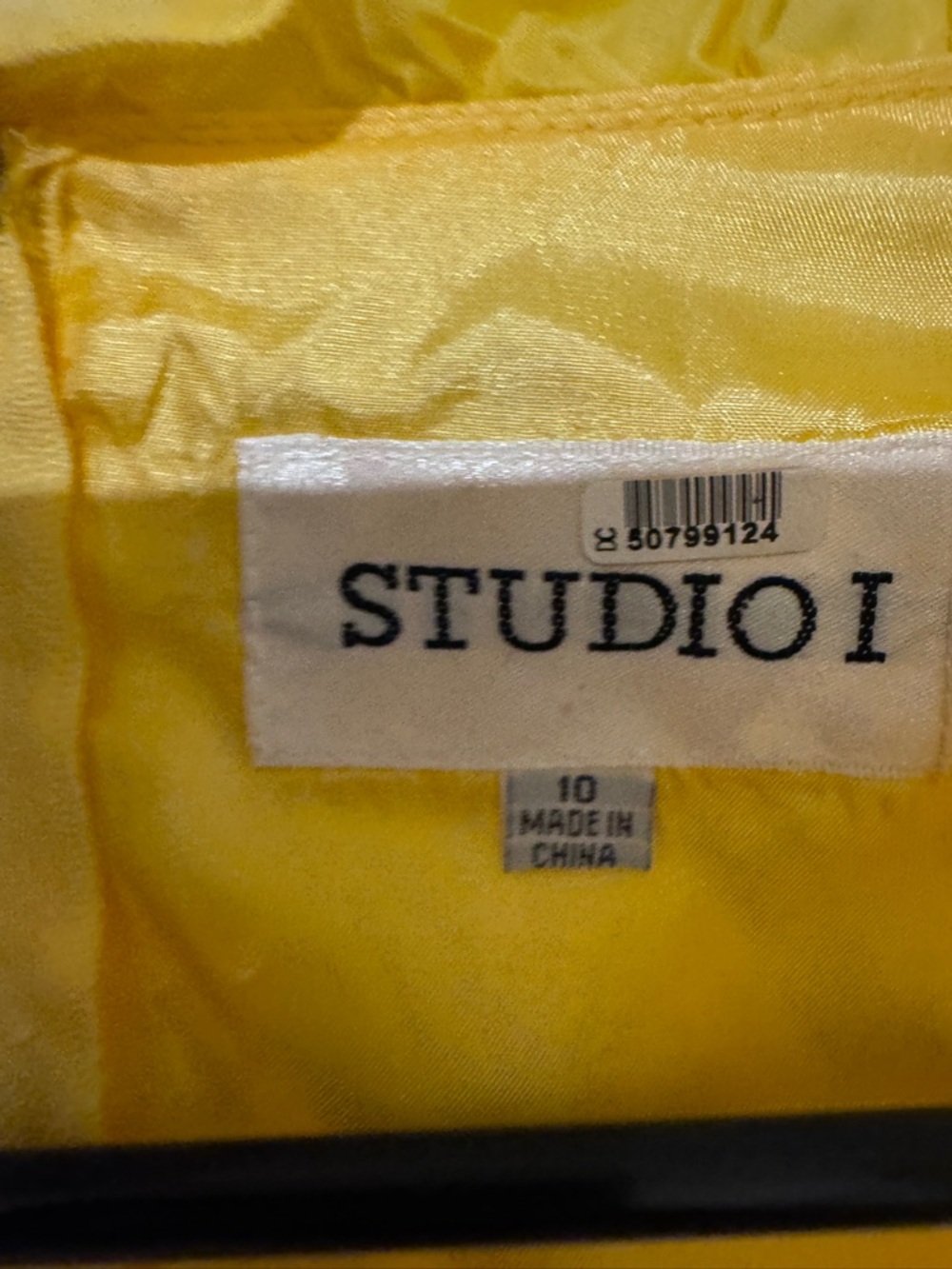 Studio I Yellow Ruffled V-Neck Midi Dress - Picture 6 of 6